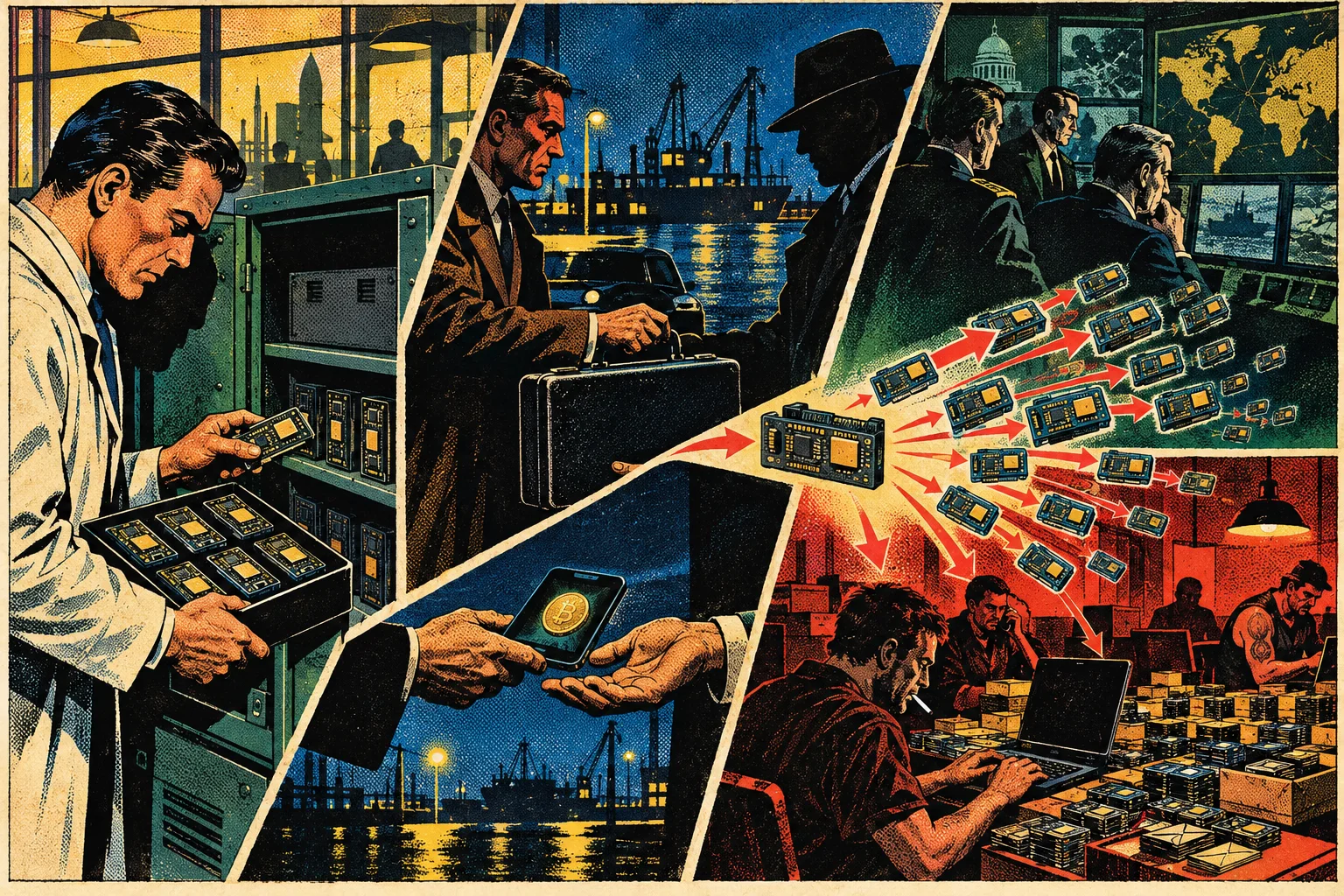 An executive takes components of an arsenal, exchanges them for cryptocurrencies and sees them reach state espionage and cybercriminals.