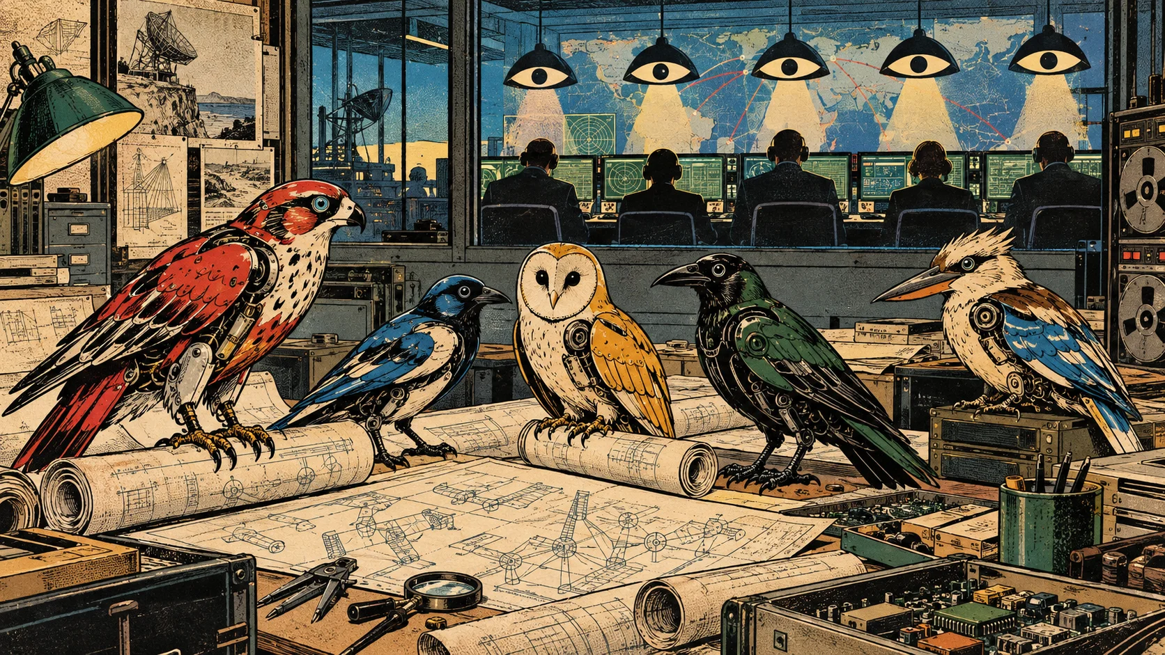 Mechanical birds codenamed for exploits are aligned with the plans of a cyberweapons supplier.